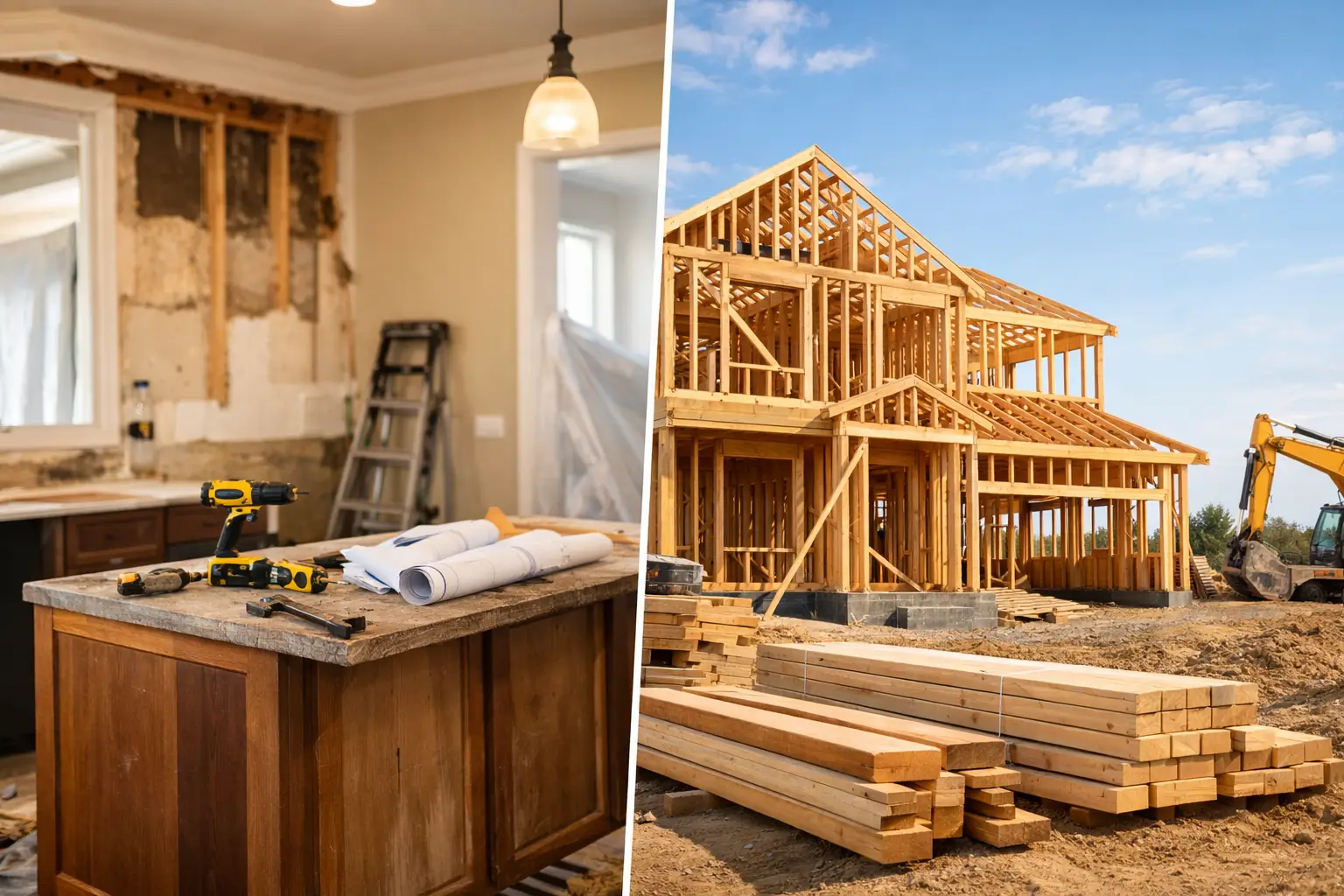 Remodel Versus New Construction or Start Fresh?