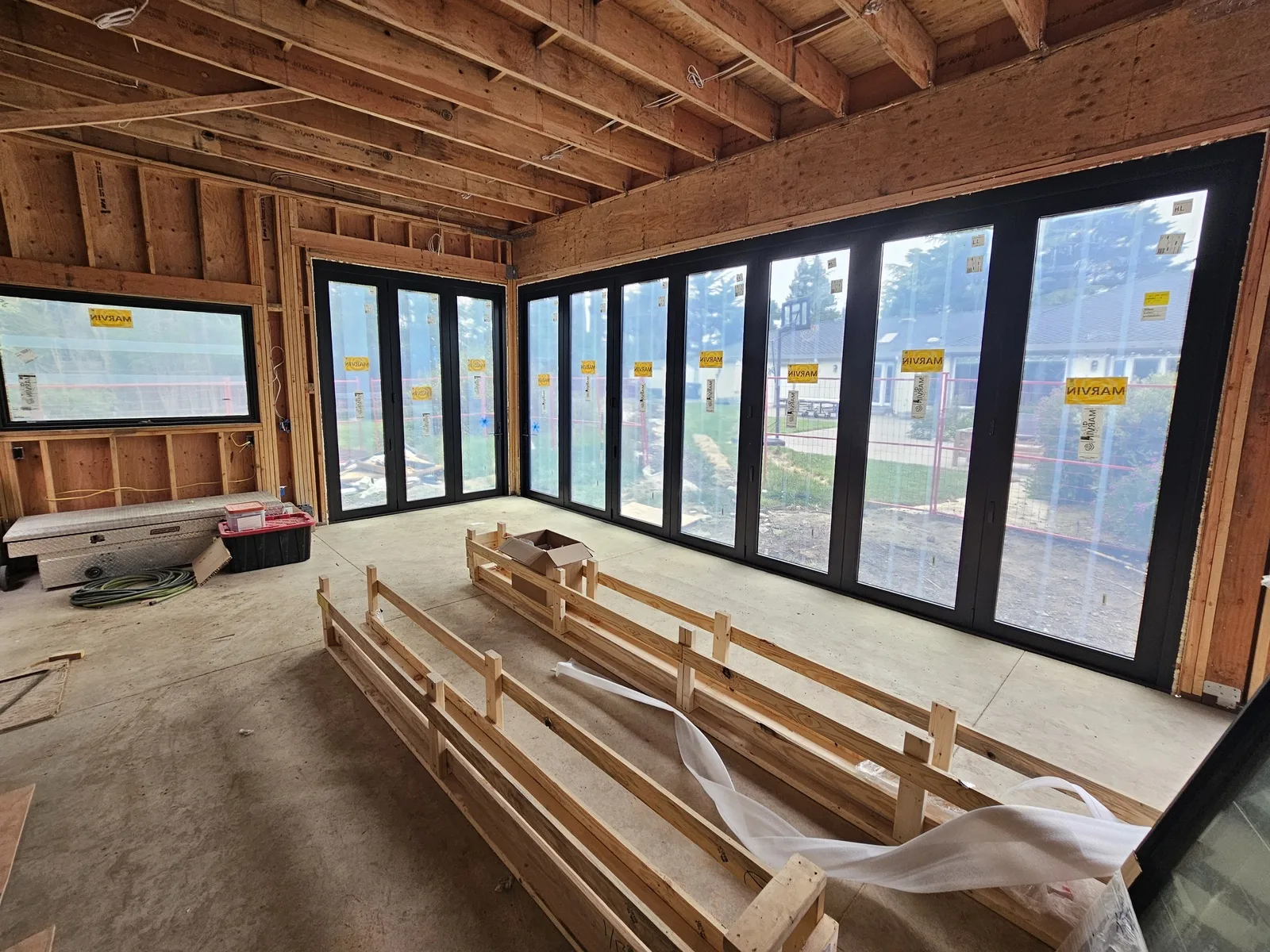 Hillsborough ADU, rough stage, April 2025