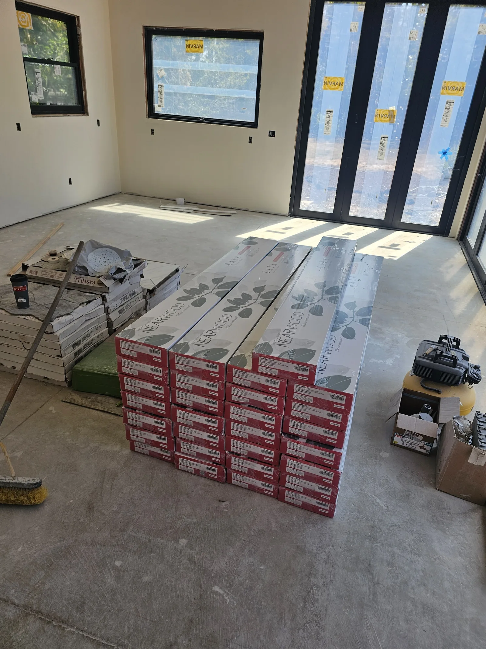 Hillsborough ADU, exterior progress, August 2025